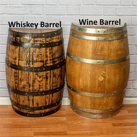 Refurbished Half Whiskey And Wine Barrels Etsy