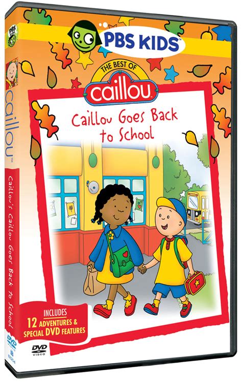 Caillou Goes Back To School Dvd Caillou