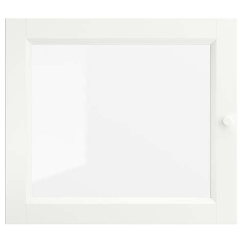 Oxberg Glass Door White 40x35 Cm Ikea Eesti