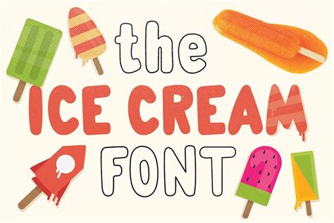 Best Ice Cream Fonts Free Premium 2021 Hyperpix