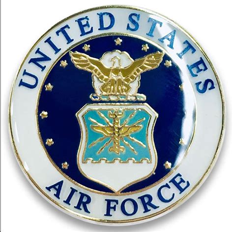 Us Air Force Lapel Pin Golden Openings