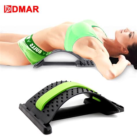 Dmar Back Massage Magic Stretcher Fitness Equipment Stretch Waist Neck Relax Lumbar Support