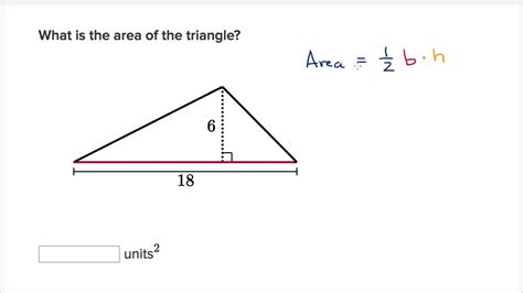 In this guide, we'll go over how to find the area of a triangle and give you sample problems and tips you can use to further sharpen your skills. Example finding area of triangle - YouTube