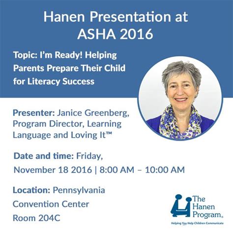 The purpose of the early intervention program is to provide additional instructional resources to help students who are performing below grade level obtain the necessary academic skills to reach grade level performance in the shortest possible time. Pin by The Hanen Centre on ASHA Conventions | Early ...