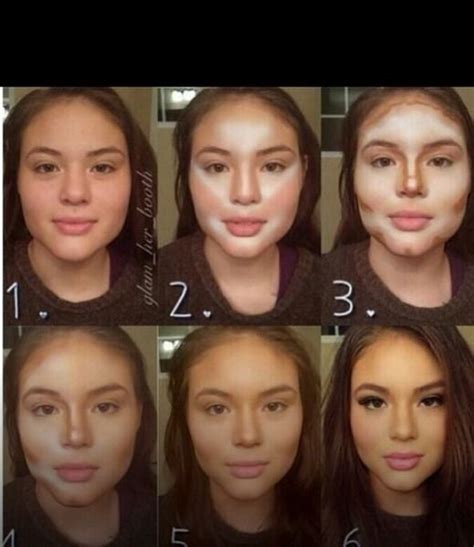 How to contour and highlight for your face shape. Make up tips for a round face. | Contour makeup, Skin ...