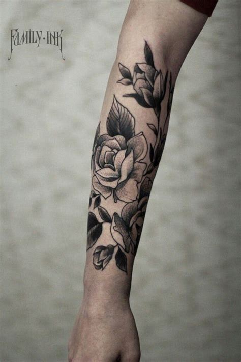 Tattooer Men Flower Tattoo Forearm Flower Tattoo Flower Tattoo