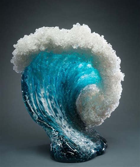 Realistic Glass Sculptures Inspired By Ocean Waves Daniel Swanick