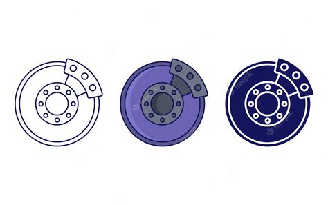 Premium Vector Disc Brake Vector Icon