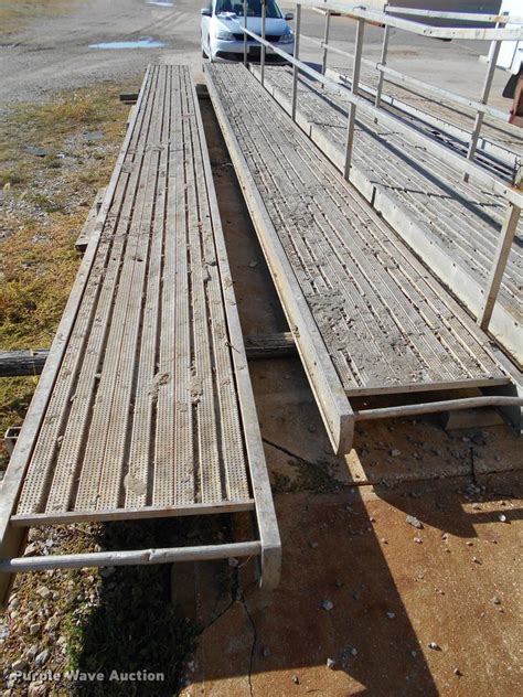 2 Aluminum Scaffold Planks In Wichita Ks Item Ah9875 Sold Purple