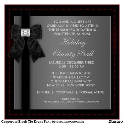 Elegant Formal Event Invitation Card