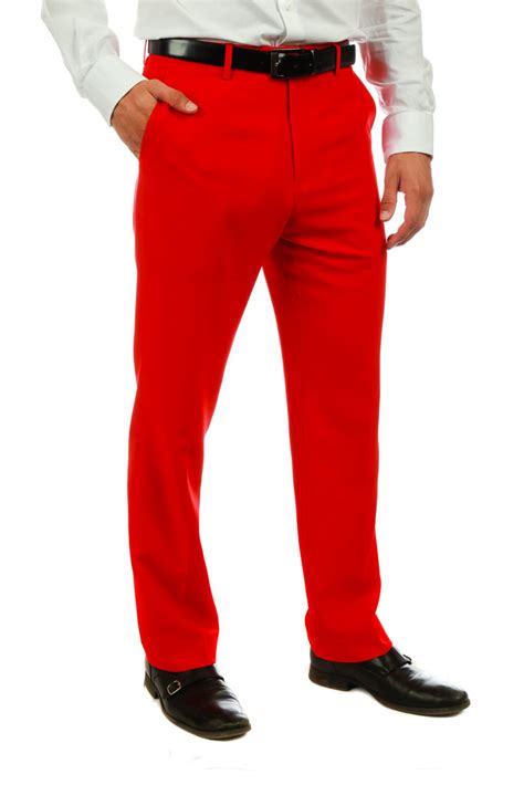 The Red Rockets Mens Red Suit Pants