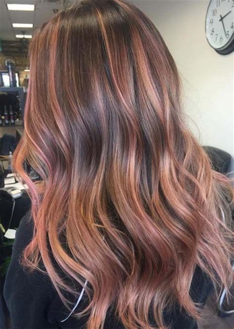 Rose Gold Hair Colors Ideas How To Get Rose Gold Hair Gold Hair Colors