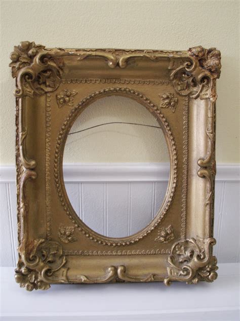 Antique Ornate Gold Wood Frame