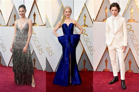 2018 Oscars Best Dressed See The Photos