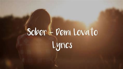 From the album here we go again · copyright: Demi Lovato - Sober (Lyrics) - YouTube
