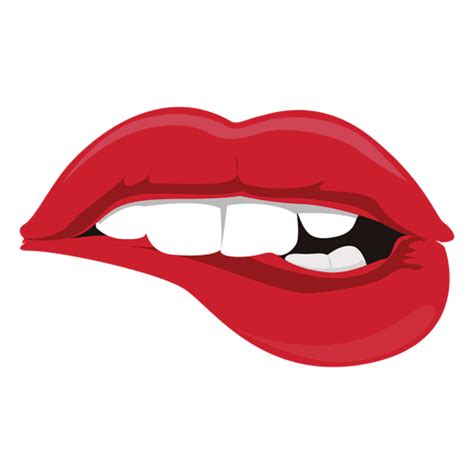 Lip Biting Png Free Logo Image