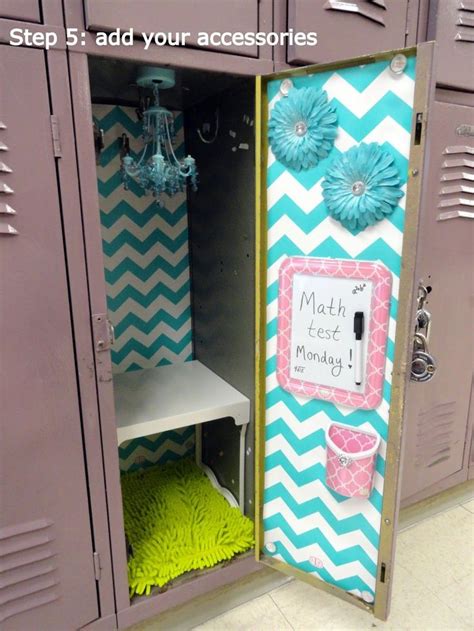 Diy Locker Decor Ideas Decoration Girls For School Easy Cubbies