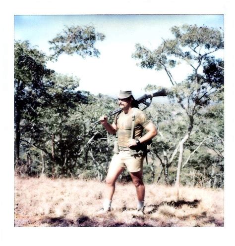 A Rhodesian Soldier Poses While On Patrol During The Bush War 690x726