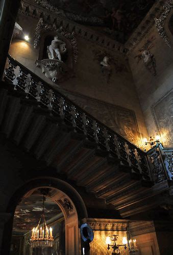 Staircase Chatsworth House Victorian Manor Castles Interior