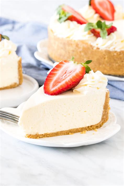 Easy No Bake Cheesecake Just So Tasty