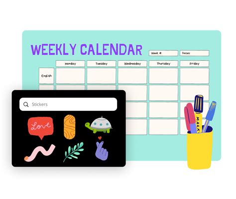 Blank Printable Calendars For Work Or Home With Canva