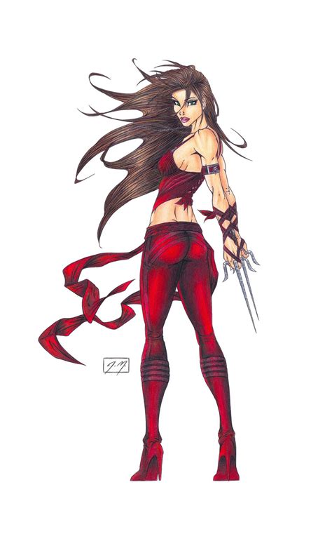 Elektra Movie Version Colored By Oathkeeper6 On Deviantart Marvel