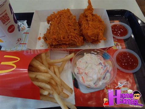 Untuk pilihan menu akan diberlakukan sesuai harga dan porsi menu aslinya yaitu tetap dengan 3 kategori happy meal nuggets, happy meal ayam serta mantap beef burger. ayam: harga bubur ayam mcd malaysia