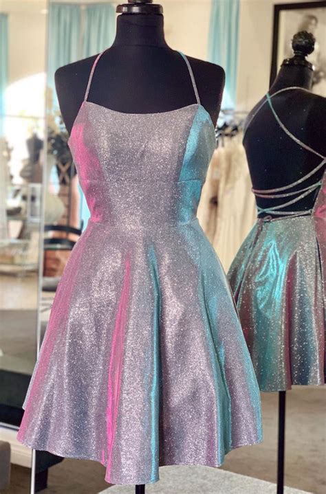 Cute Sparkle Criss Cross Short Homecoming Dresssexy Prom Dress · Shedress · Online Store