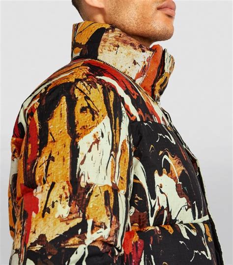 Amiri Paint Splatter Puffer Jacket Harrods Us