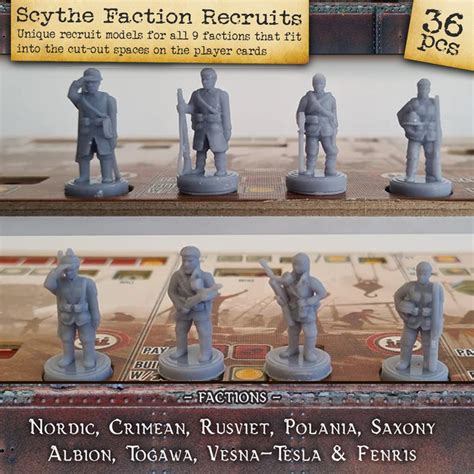 Scythe Faction Recruits Nordic Crimean Rusviet Polania Saxony