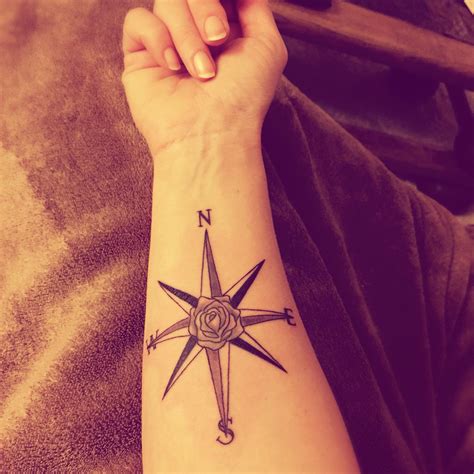 Rose Des Vents Compass Tattoo Compass Tattoo Tattoos Compass