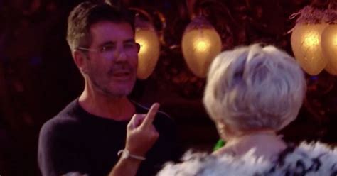 Bgts Simon Cowell Risks Partners Wrath By Kissing Singer Who Wants To Have Sex Mirror Online