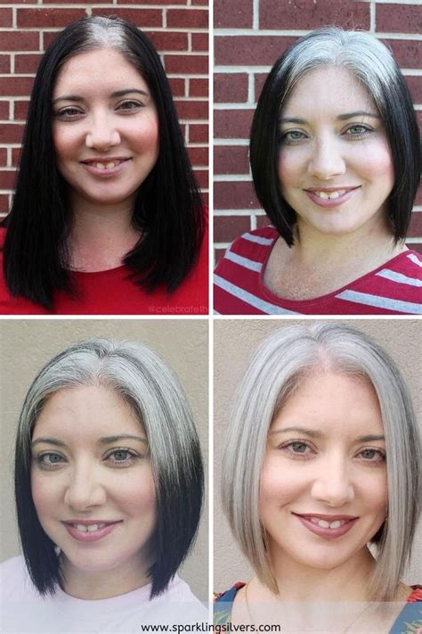 How To Grow Out Your Color In 2021 Blending Gray Hair Natural Gray