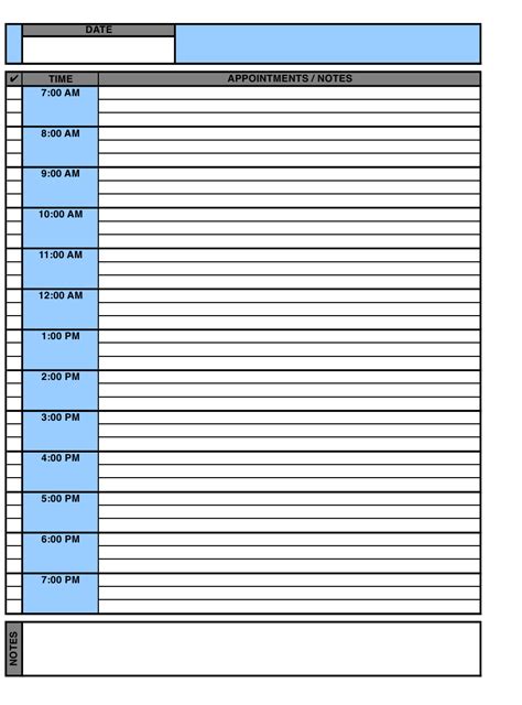 12 Hour Day Schedule Template Download Printable Pdf Templateroller