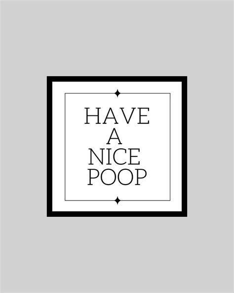 Have A Nice Poop Sign Funny Bathroom Wall Sign Farmhouse Etsy