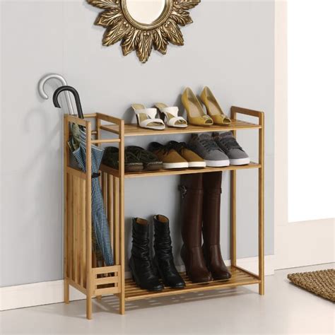 Très pratique, ce rangement permet de laisser vos chaussures sales ou vos. OIA Range-chaussures 9 paires à 3 étages utilitaires et ...