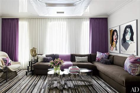 Purple Living Rooms Decorating Ideas Leadersrooms