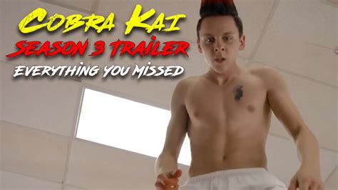 Cobra Kai Season 3 Trailer Everything You Missed Youtube