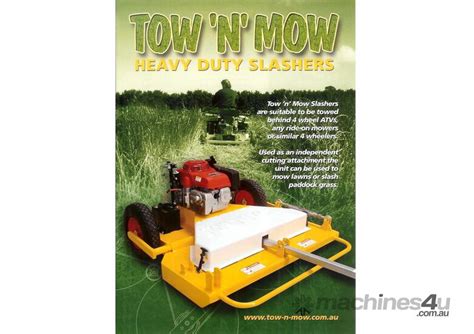 New 2018 Tow N Mow Tow Behind Slasher Tow N Mow Honda Engine Aussie