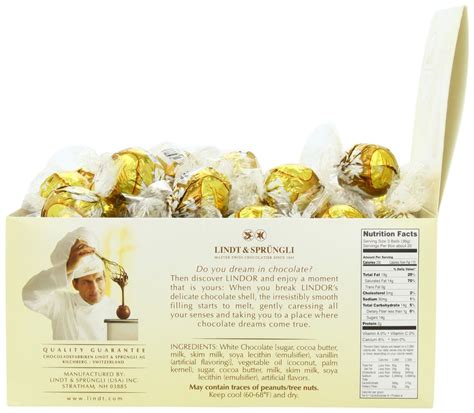 Lindt Lindor Truffles White Chocolate 60 Count Box