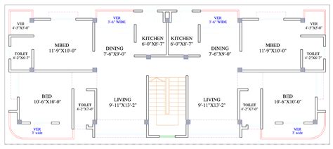 4 Storey Residential Building First Floor Plan House Plans And Designs