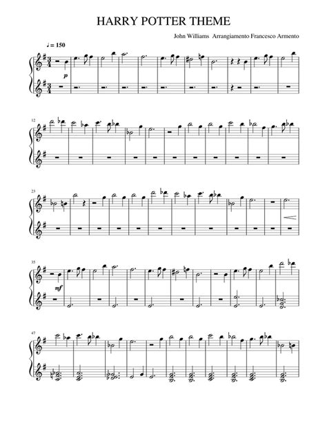 Drink butter beer drink pumpkin juice would you rather.? HARRY POTTER THEME sheet music for Piano download free in ...