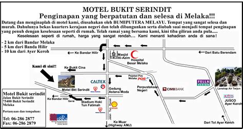 It allow change of map scale; "PEACEFUL STAY IN THE HEART OF MALACCA": Peta Lokasi Motel...