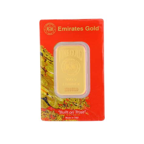 Emirates Gold 9999 Purity 31 Grams Gold Bar Mgeg999p031g