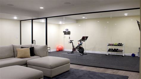 Modern Home Gym Zona Glass Wall Systems