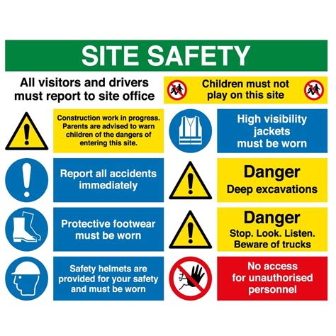 Safety Signage Safety Workwear Site Supplies Fixfirm