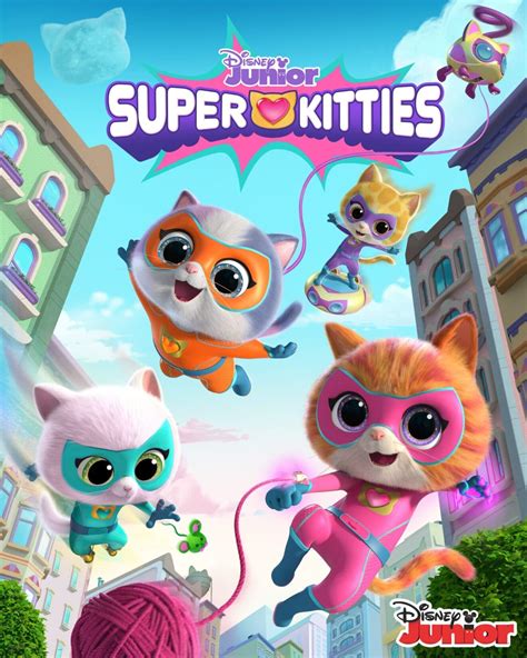 Disney Juniors ‘super Kitties Trailer And Poster Released Disney Plus