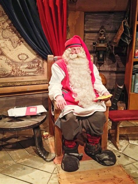 visit the real santa claus in rovaniemi finland in the santa s village lapland in the winter