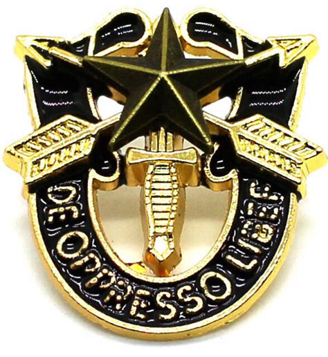 Special Forces Crest Di Pin Us Army Sf Star Sog Insignia Gold Lapel Ebay