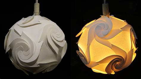 Diy Paper Lampshade Learn How To Make A Decorative Small Hanging Lamp